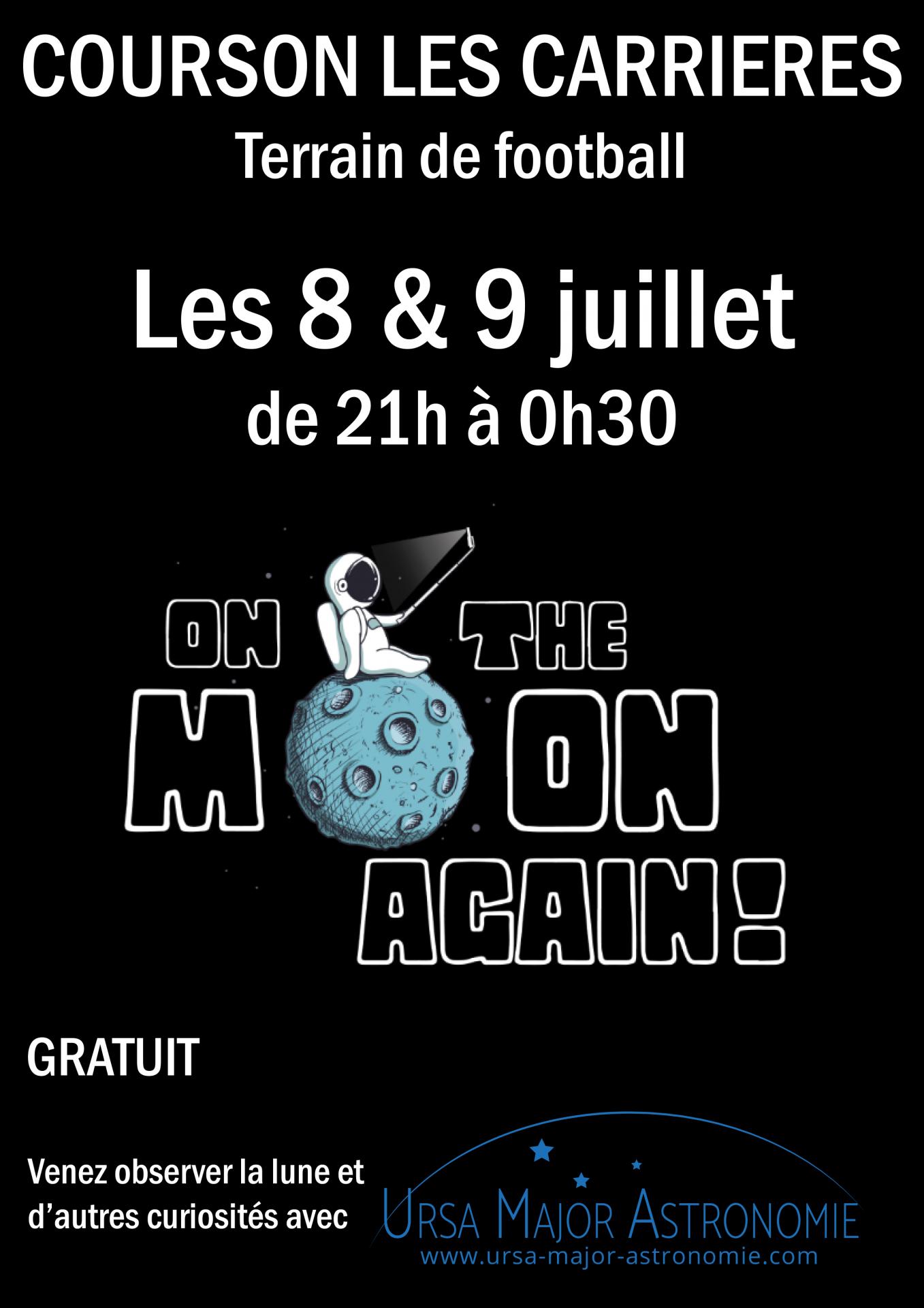 Affiche on the moon courson 1
