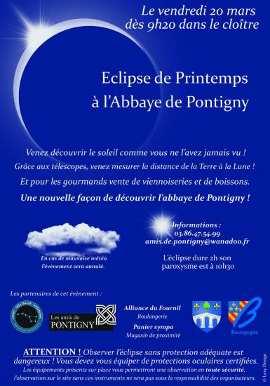 Affiche eclipse 20 mars