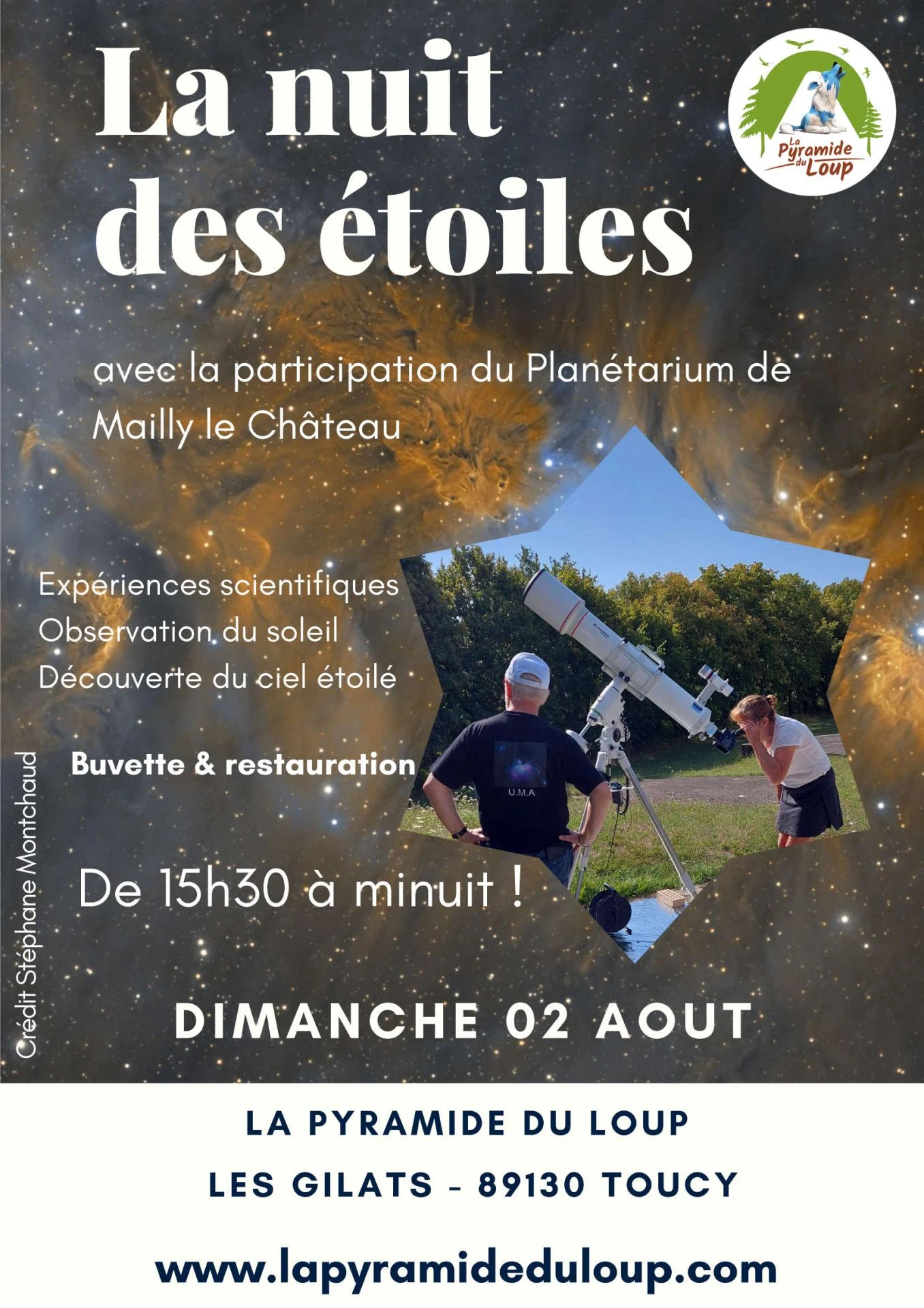 Affiche la nuit des etoiles
