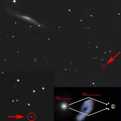 Ngc3079 twin quasar uma